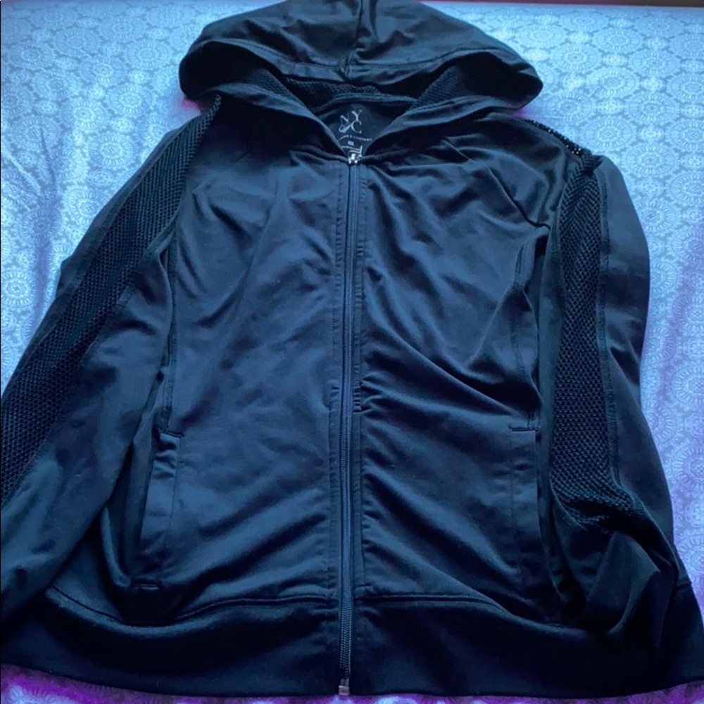 athletic zip up